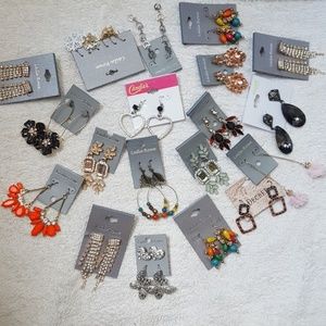 Various styles n designs of vintage earrings